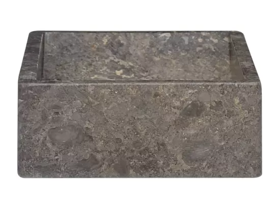 Prolenta Premium - Lavabo 45x30x12 cm marbre gris brillant