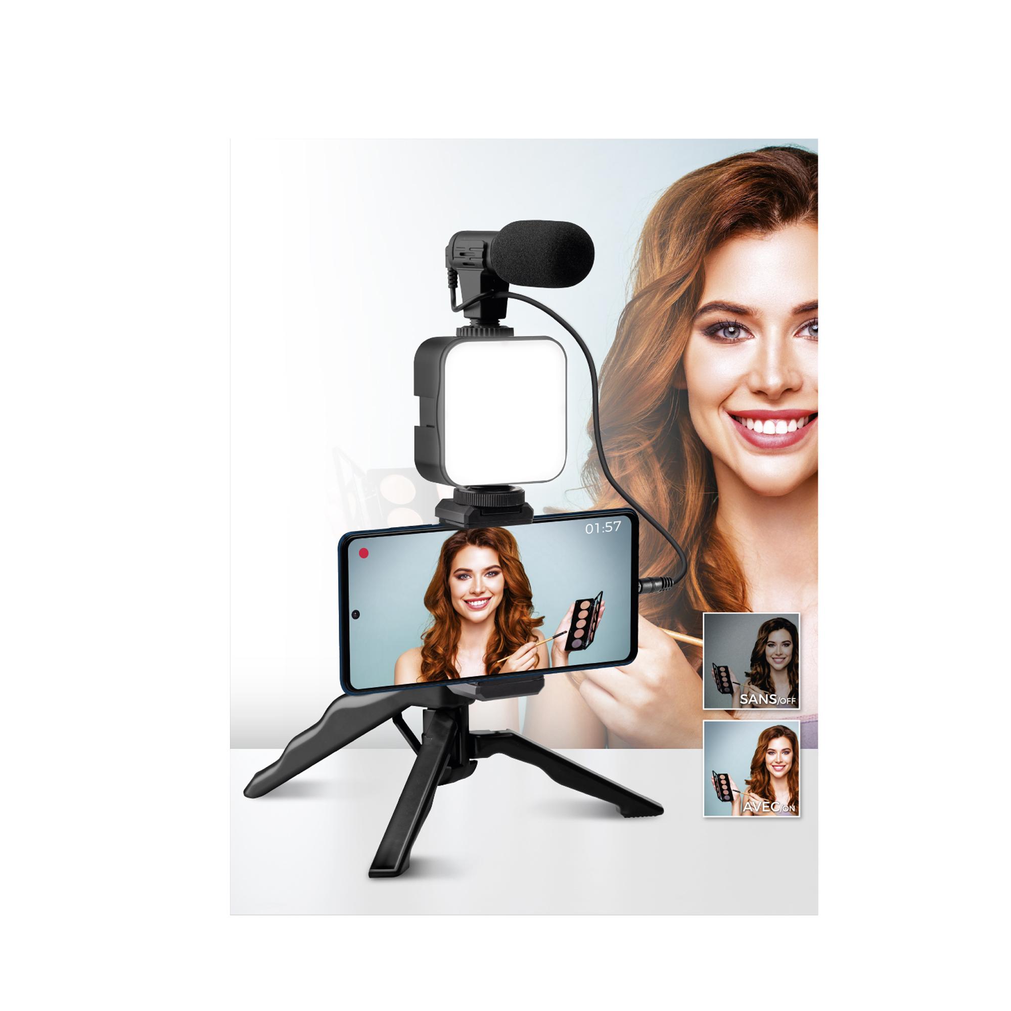 LUMIERE LED TREPIED MICRO INTEGRE PHOTO VIDEO