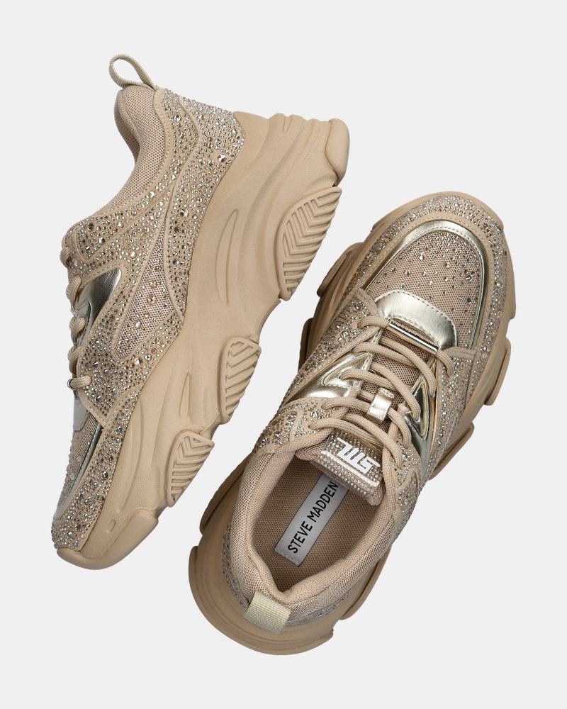 Steve Madden Privy Dad Sneakers  - beige
