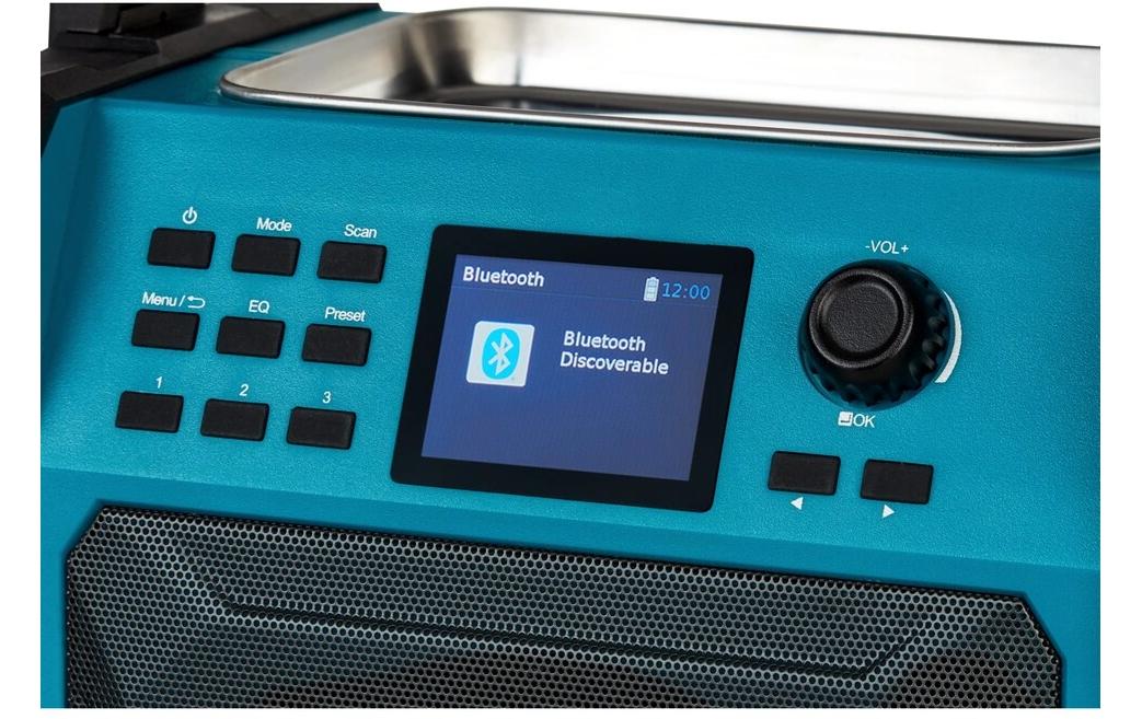 Baustellenradio LIFE P66896 HimmelblauRobustes, praktisches Outdoor-Radio