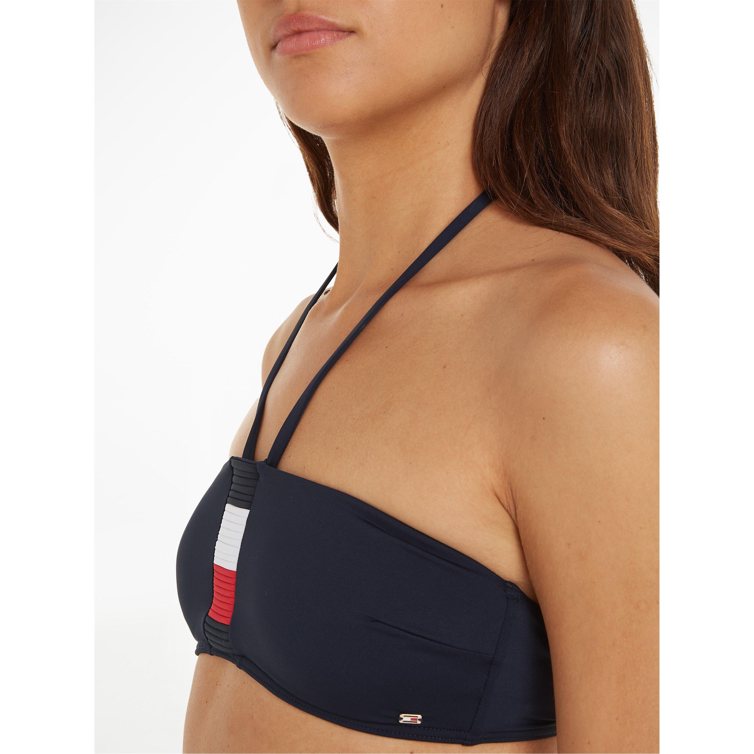 Tommy Hilfiger Elevated Global Stripe Bandeau Bikini Top
