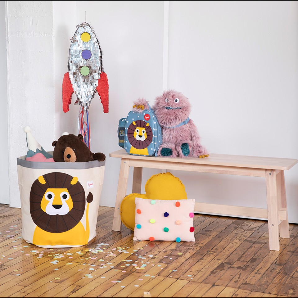 3 Sprouts - Opbevaringskurv - Yellow Lion