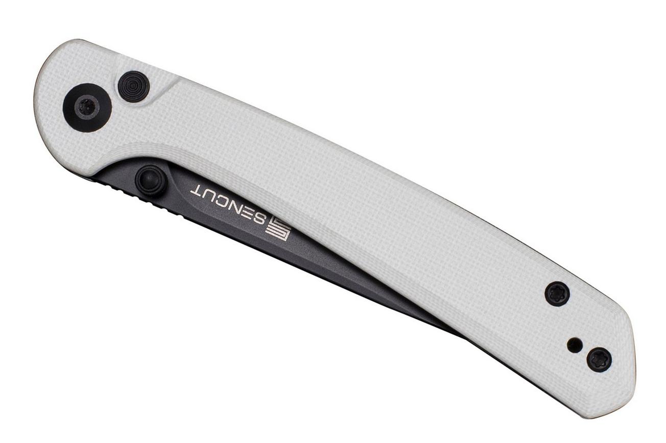 Sencut Skelfin S25007-1 Black 9Cr18MoV, White G10, zakmes