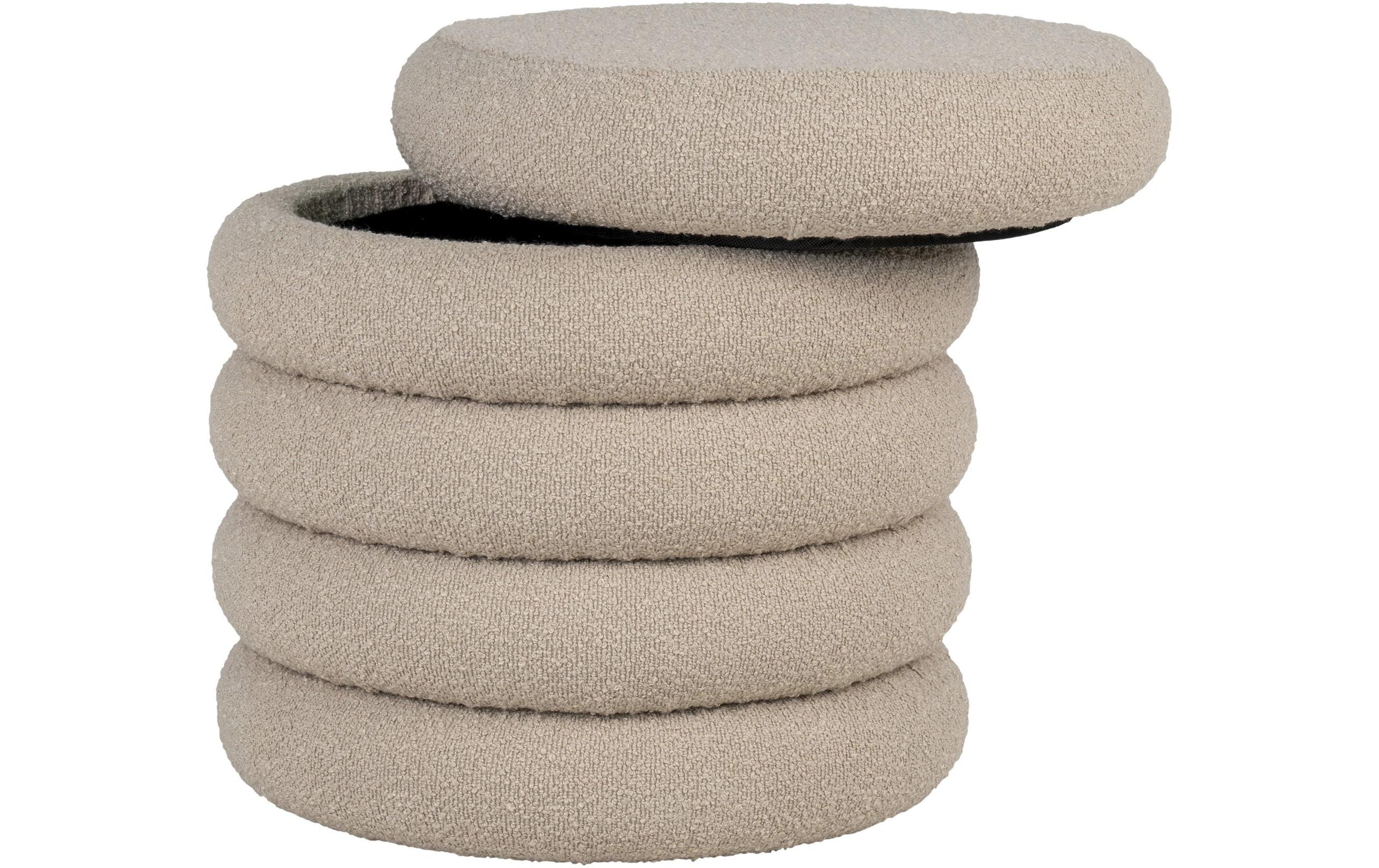 Pouf Brooklyn 44 x 44 cm, BeigeSitzhocker