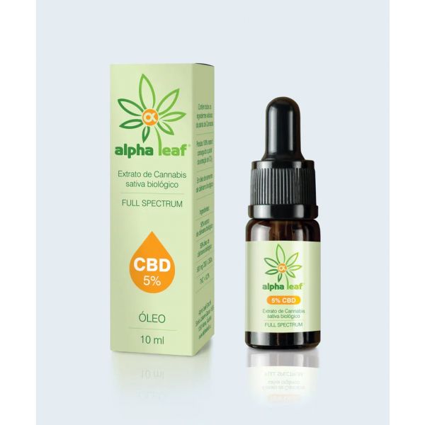 Alpha Leaf Óleo de Espectro Completo 5% 10ml