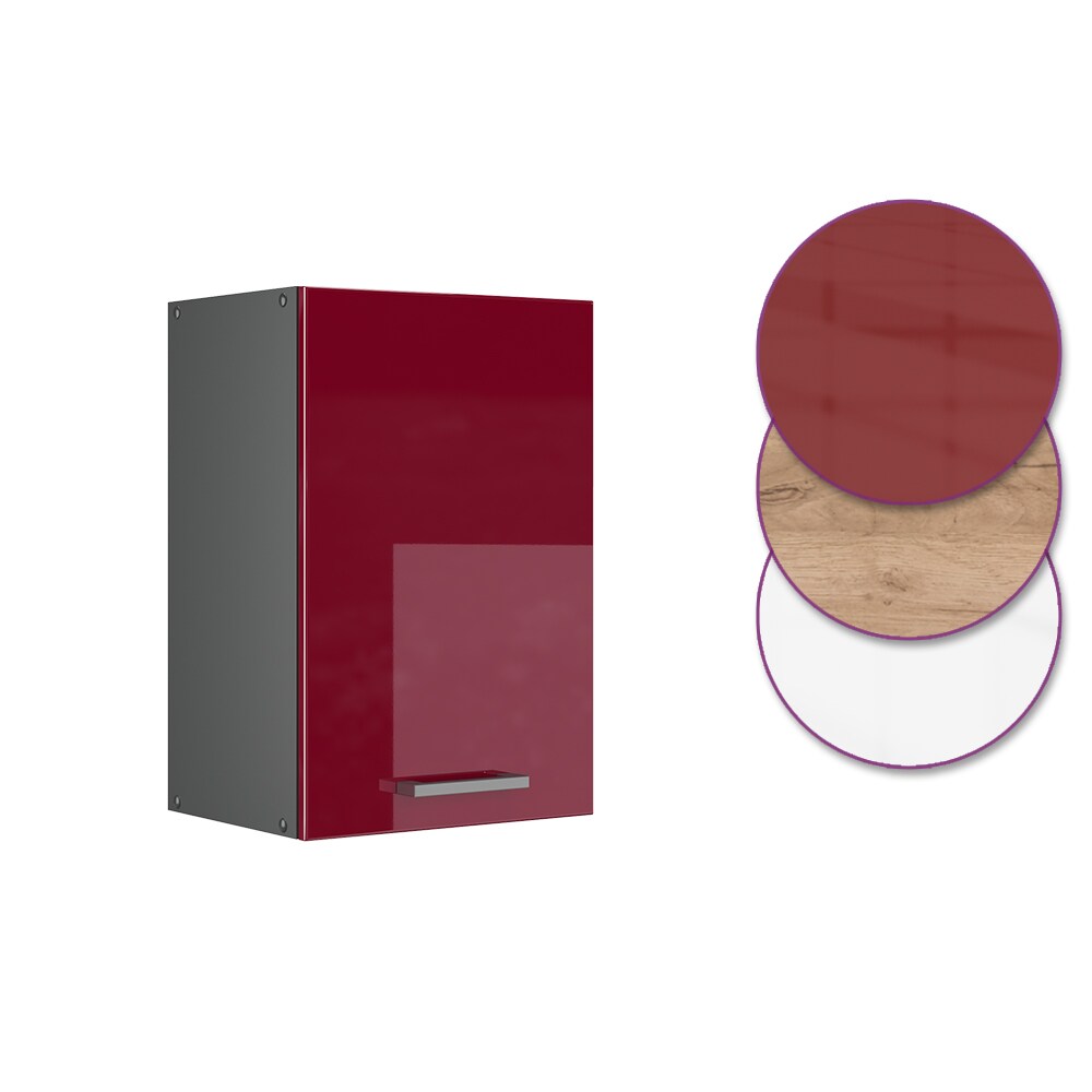 VICCO Küchenschrank Hängeschrank 40 cm R-Line Anthrazit