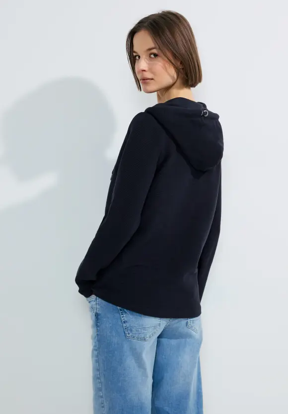 Kapuzen Sweatjacke - universal blue