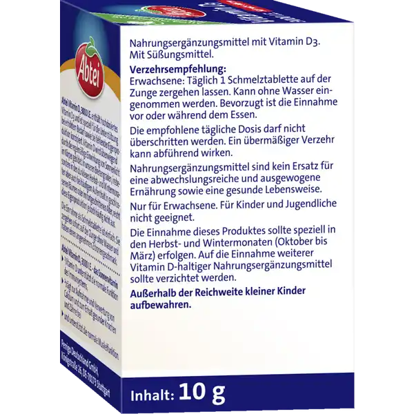 Vitamin D3 3000 I.E.