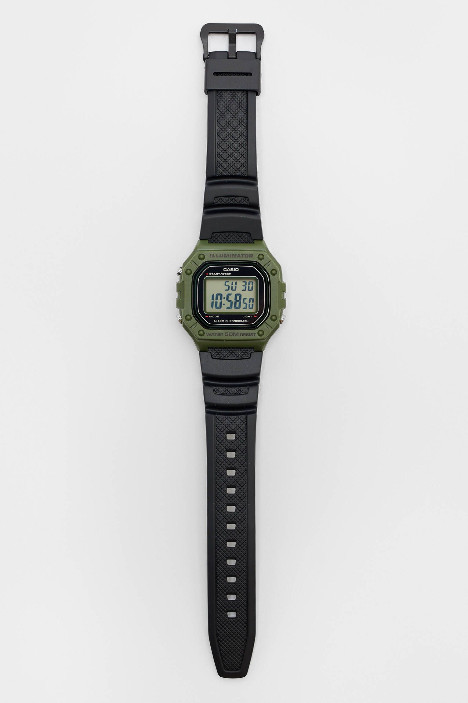 Relógio digital verde CASIO W-218H-3AVEF - Vários modelos