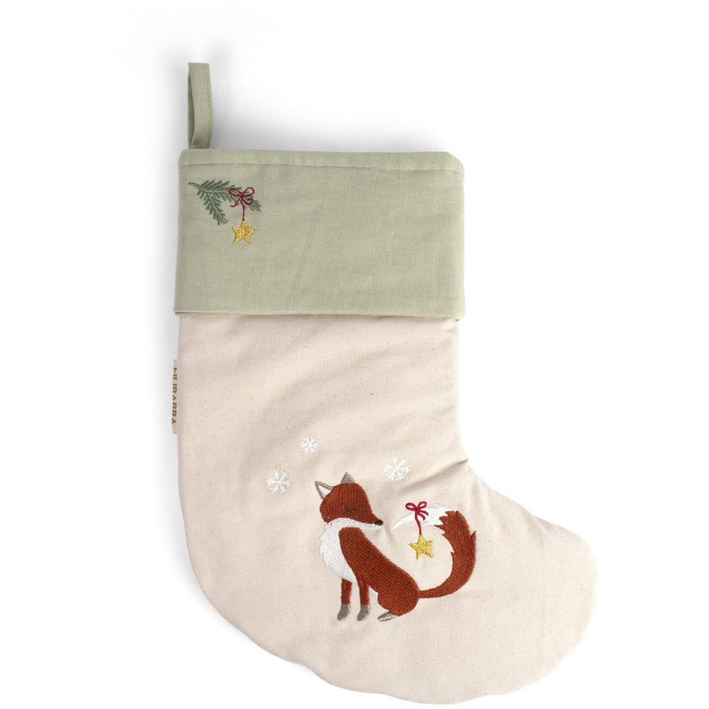 Køb FILIBABBA Fox Embroidered Julestrømpe Wonderful Winter