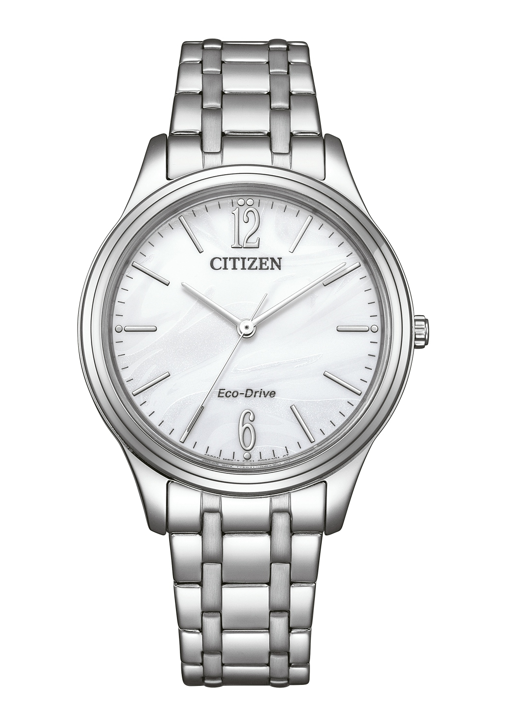Citizen Eco Drive Elegance Damenuhr Perlmutt EM0411-71A
