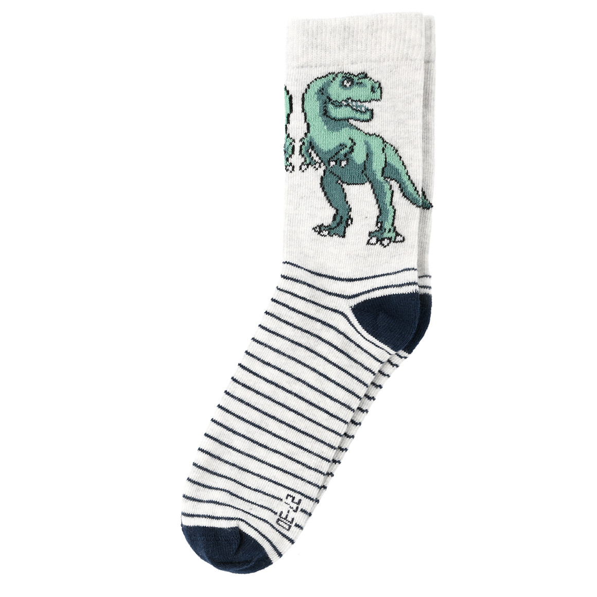 Topolino 3 Paar Jungen Socken mit Dino-Motiven grün / dunkelblau / hellgrau