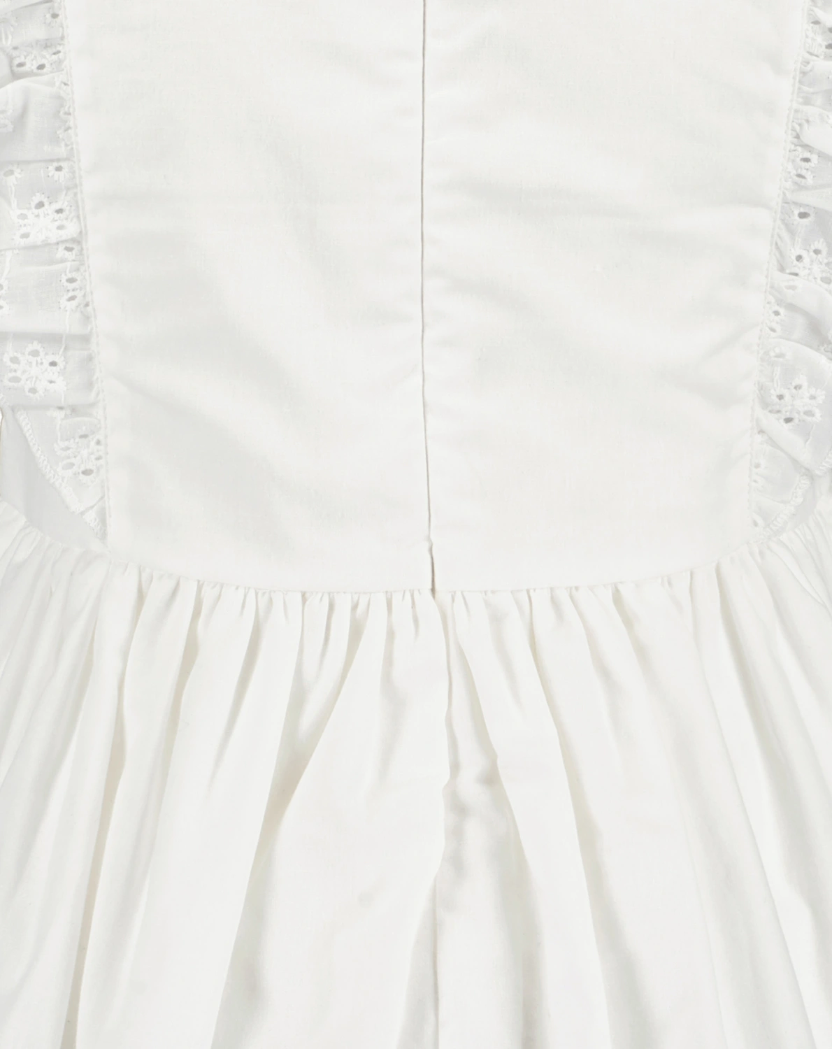 Kleid SPITZE ärmellos in weiß
