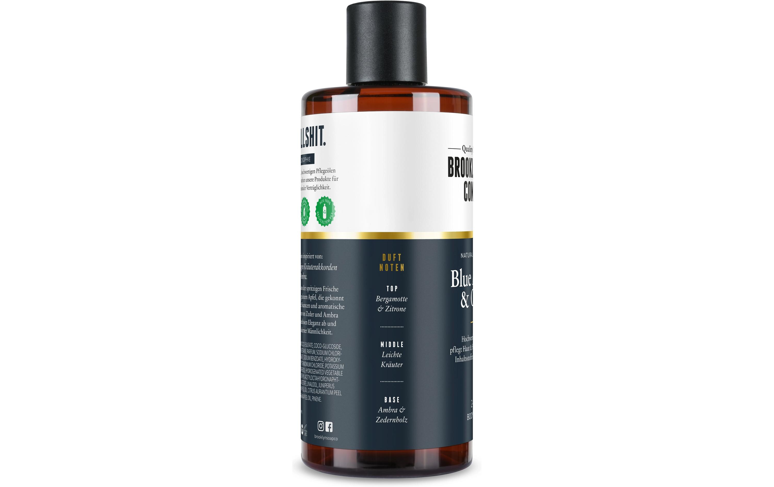 Duschgel Blue Amber and Sedar 300 mlNatürliche aromatisch-holzige Pflegedusche mit intensivem Duft