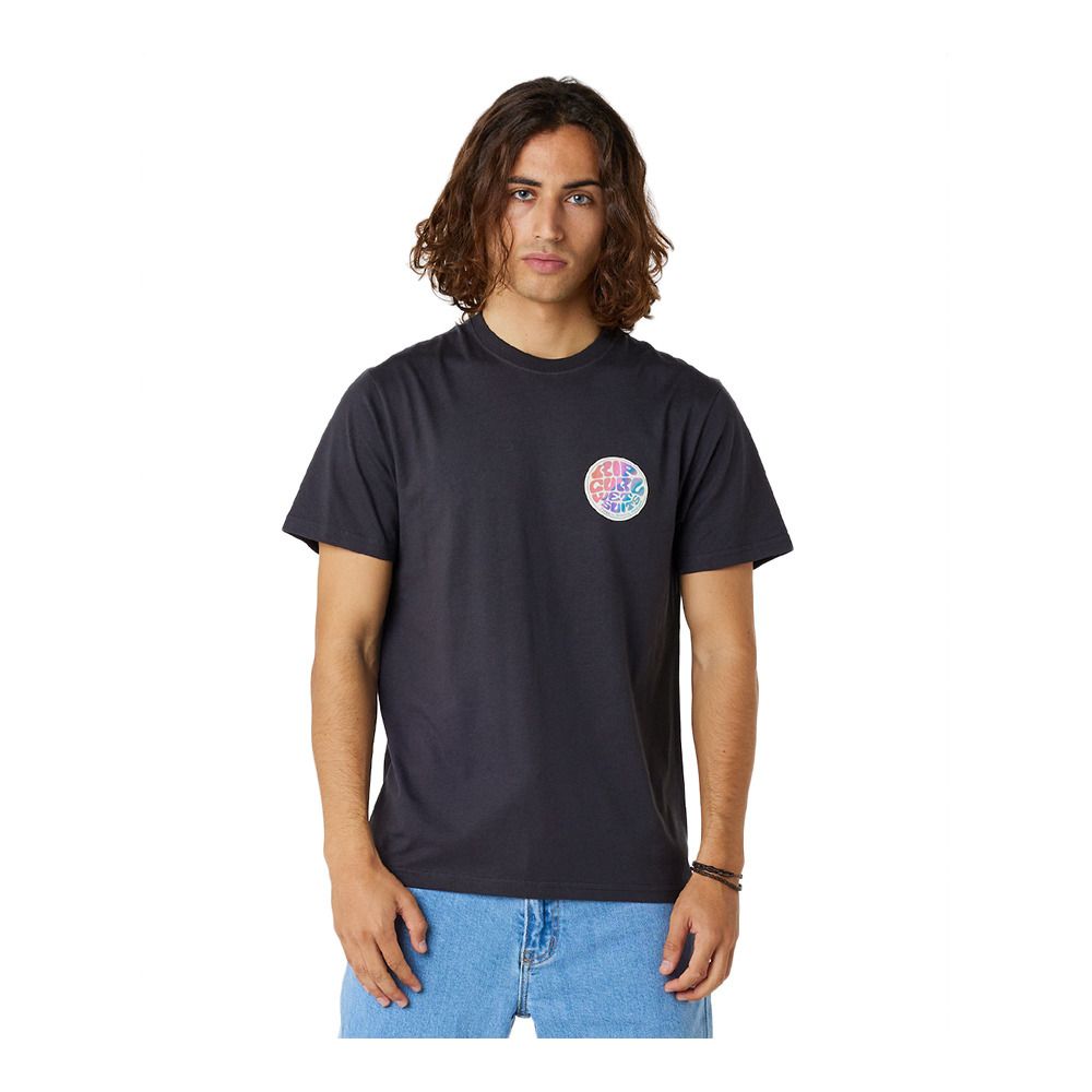 Rip Curl PASSAGE - Tee-shirt Homme washed black