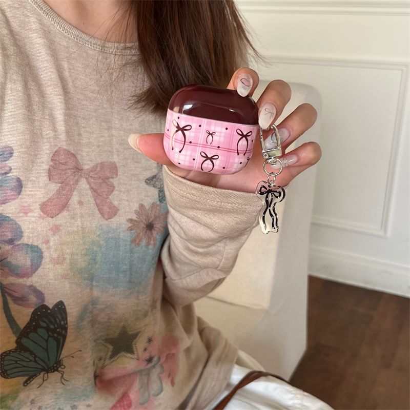 VanDi - Bow AirPods / Pro oortelefoonhoesje skin / charm / set