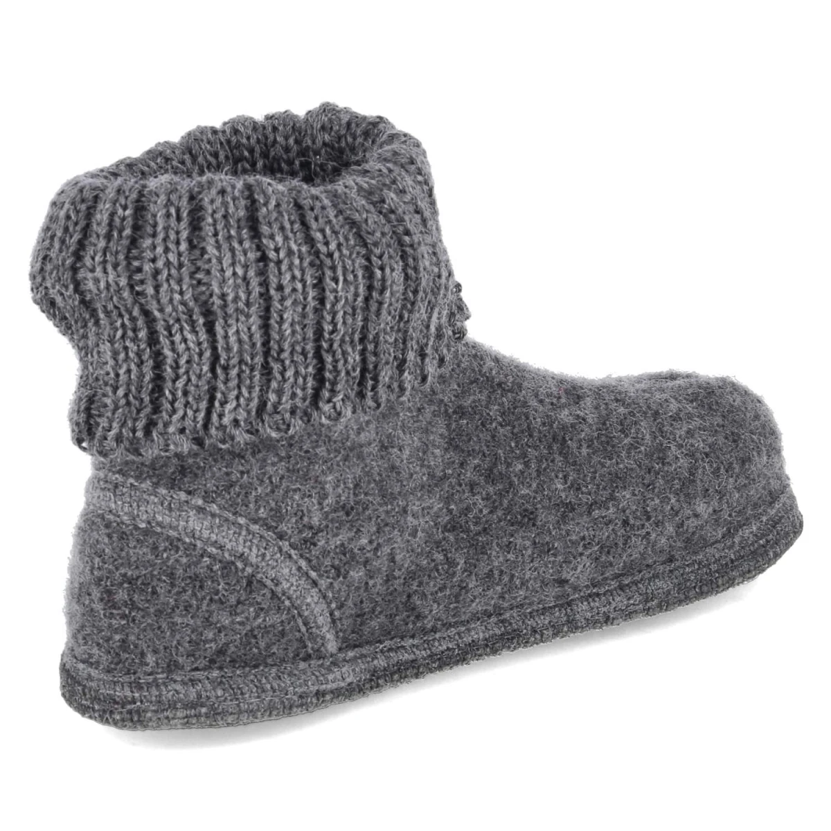HaflingerHüttenschuh KARL - anthrazit