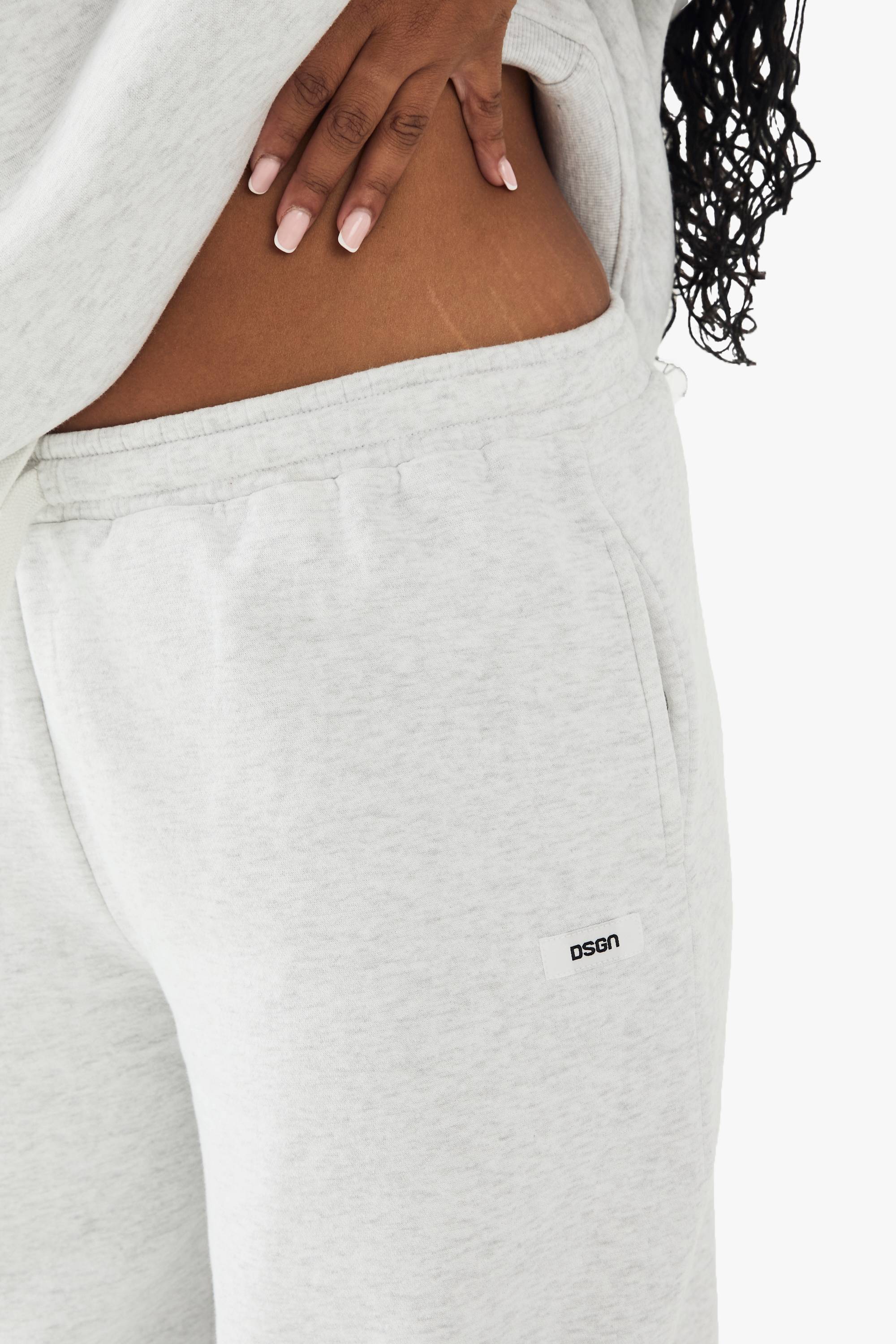 Plus Jogger DSGN Studio Grande Taille à Taille Nouée et Jambes Larges