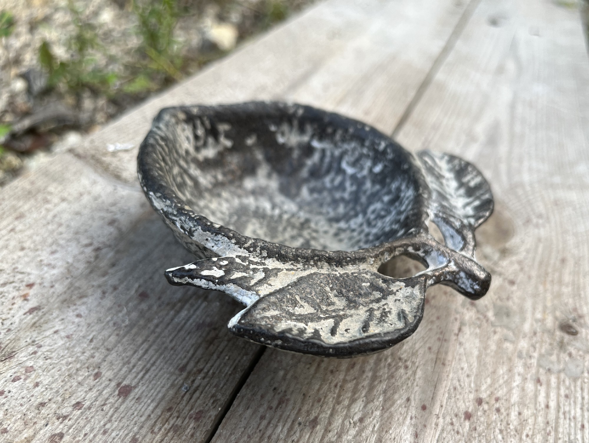 Gusseisen-Schale 'Zitrone', Ø 11 cm, H 3 cm von fischer's lagerhaus