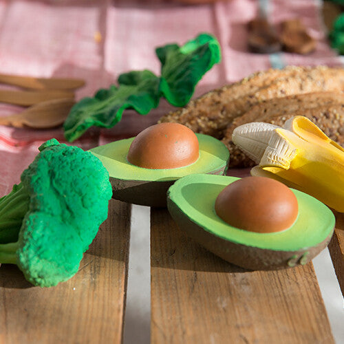 Oli & carol bijt- & badspeelgoed avocado