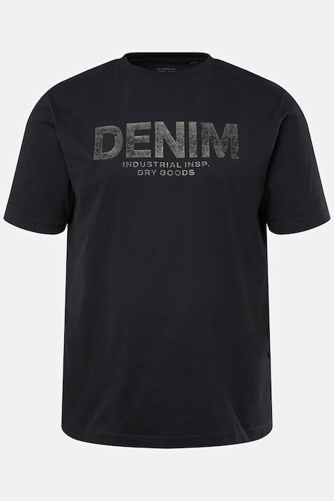 T-Shirt, Halbarm, Rundhals, Brustprint, bis 8 XL