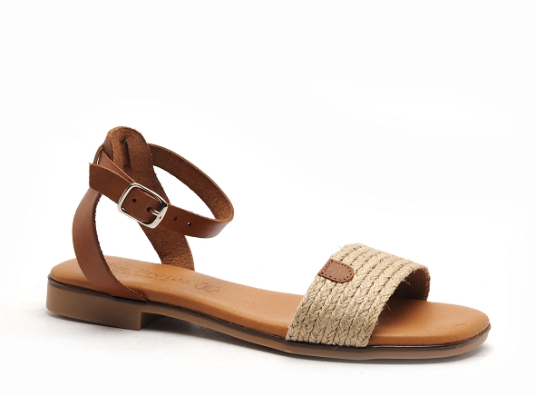 Eva frutos nu pieds plats femme 3052 beige