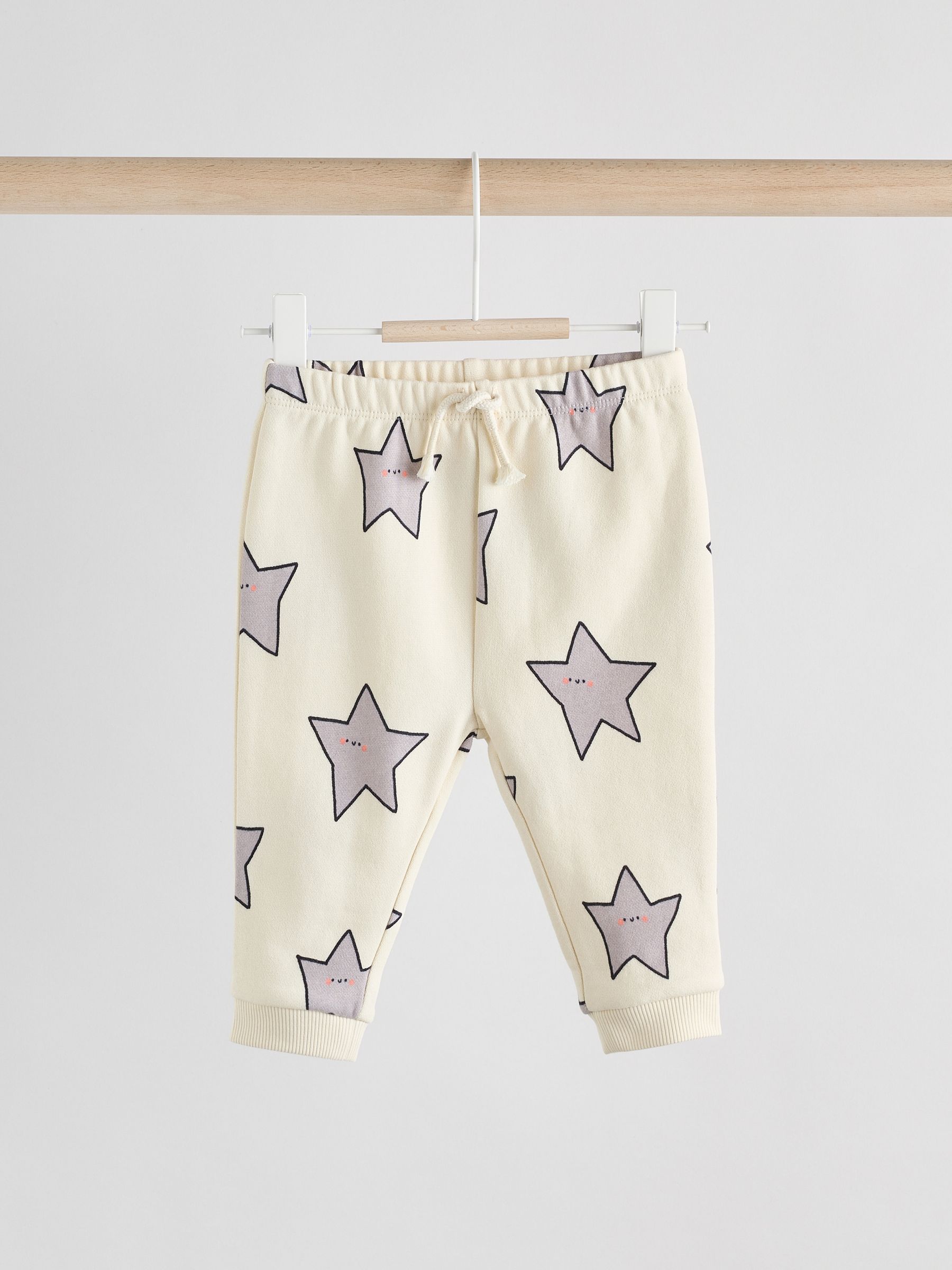 Grijs met sterren - Baby sweatshirt en joggingbroek set (0mnd-2jr)