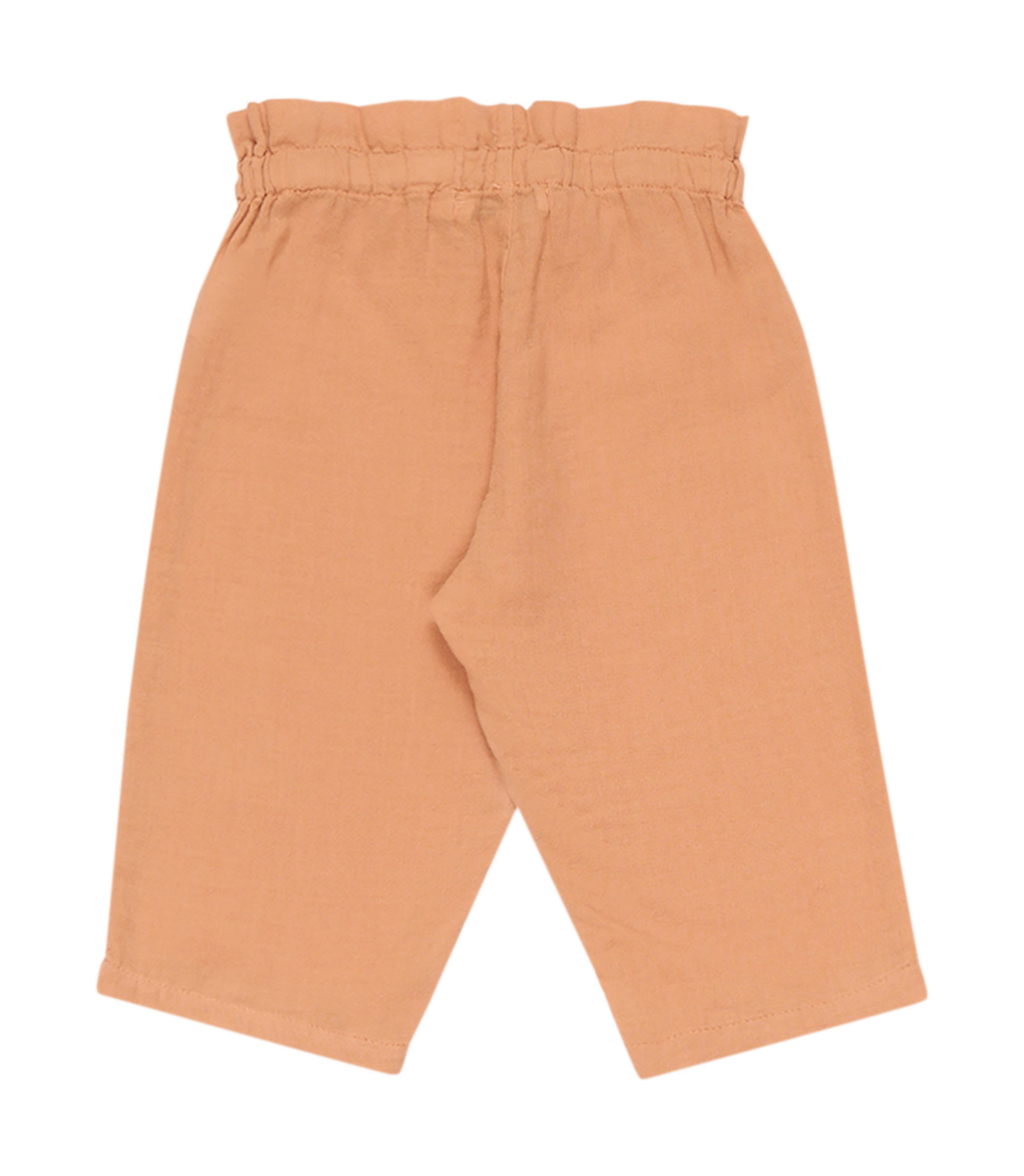OLIVIA - Pantalon droit en coton | Orange