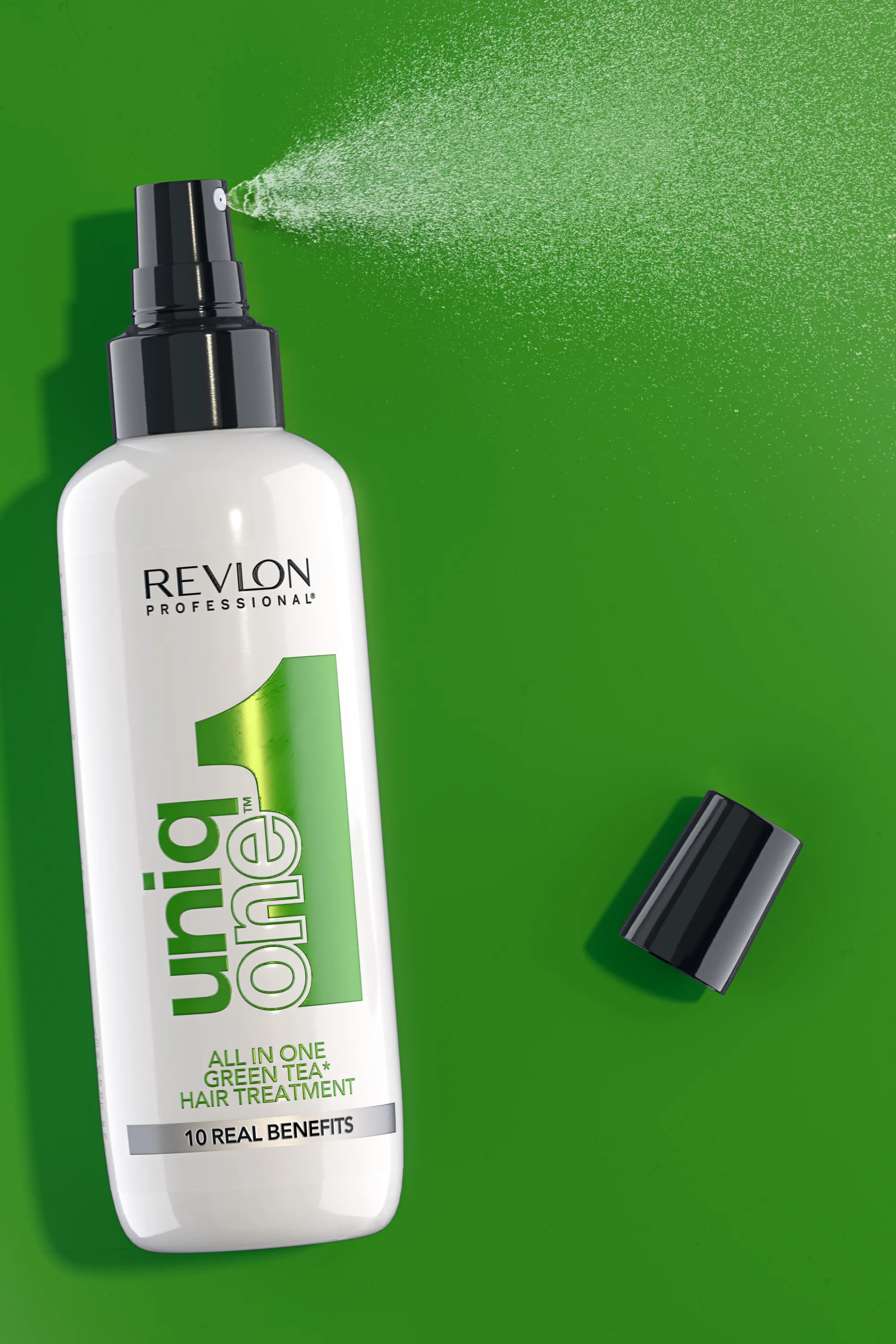 Revlon Professional Masque en spray sans rinçage 10 Bienfaits Parfum Thé Vert UniqOne™-150 ml