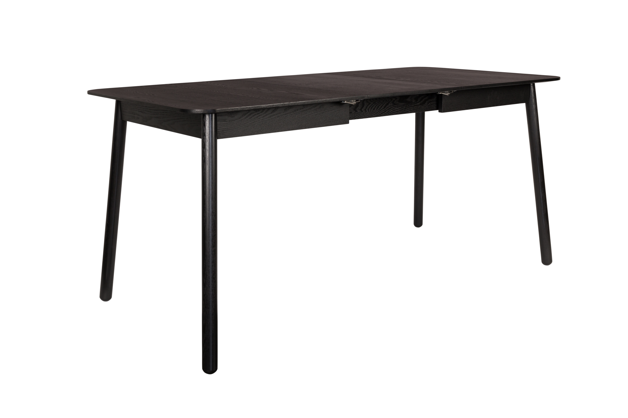 Eettafel Glimps rechthoekig uitschuifbaar zwart 120-160 x 80