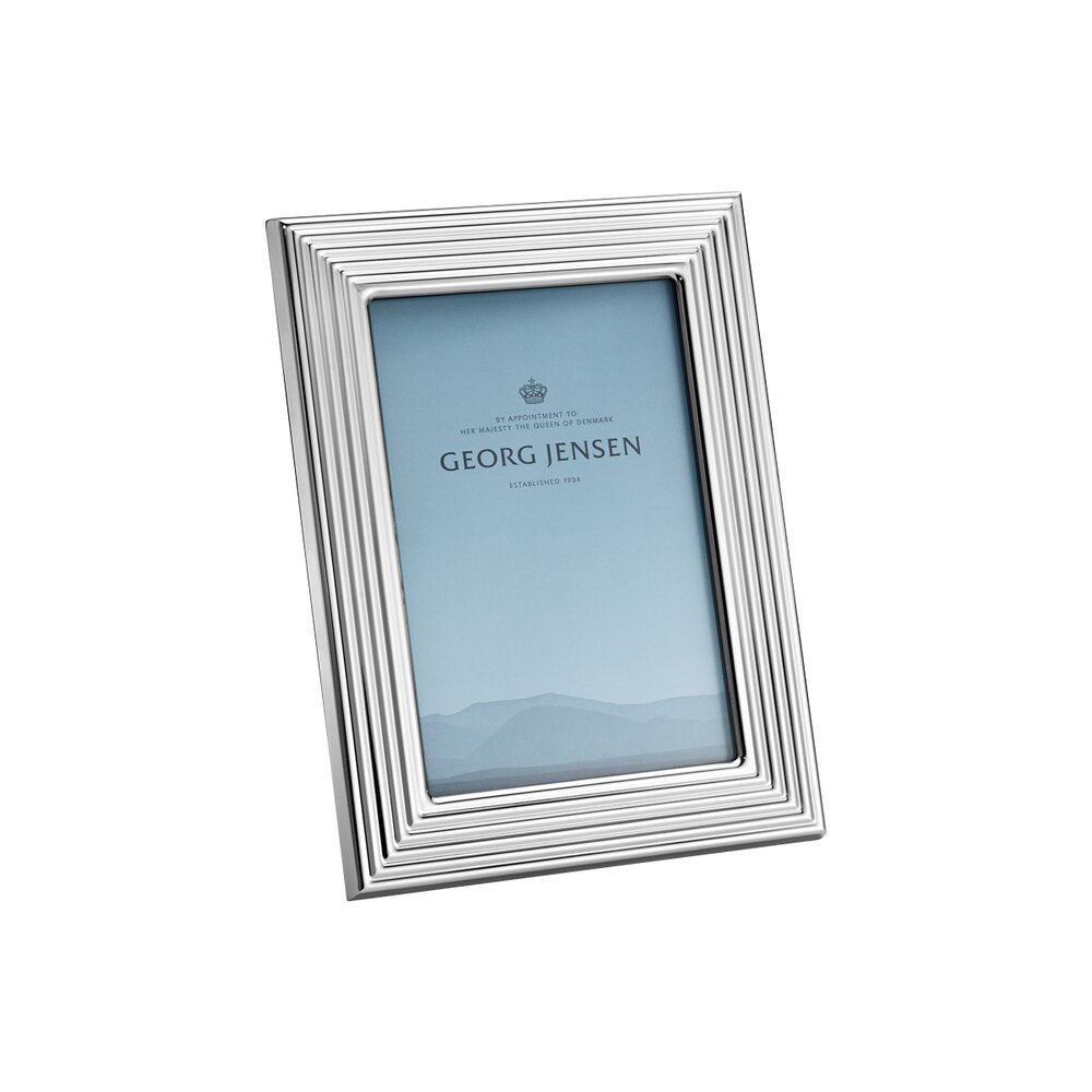 Georg Jensen  Bernadotte billedramme, rustfri stål - 10x15 cm.