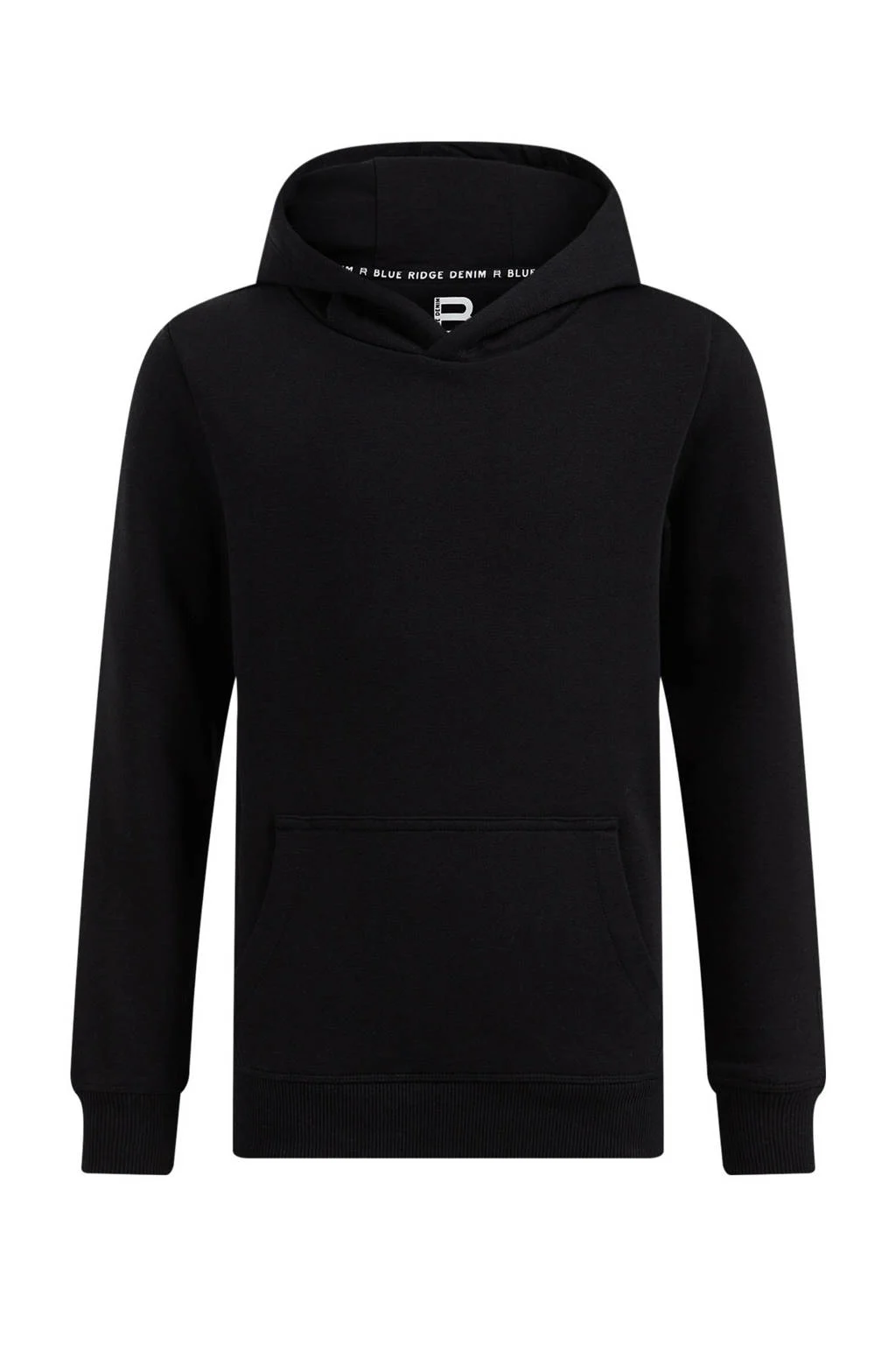 WE Fashion unisex hoodie zwart