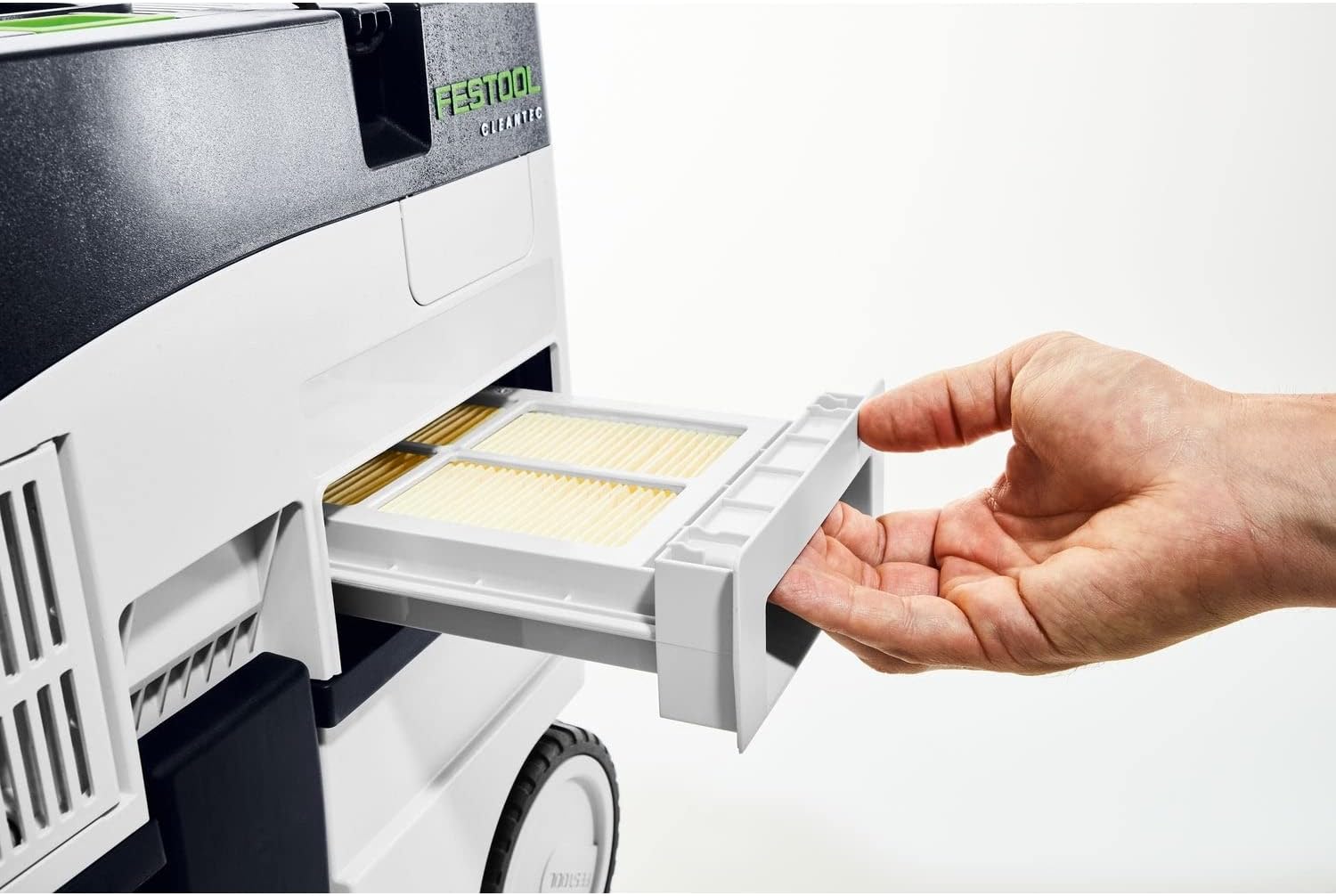 Festool Absaugmobil CT 15 E CLEANTEC (mit Hauptfilter, Saugschlauch, SELFCLEAN Filtersack, Fugendüse, Polsterdüse)
