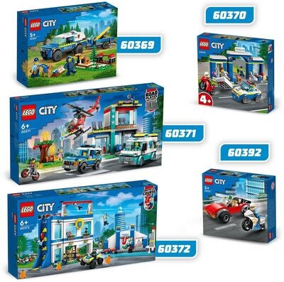 LEGO City Police 60369 Mobilt treningssett for politihunder