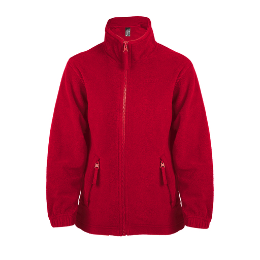 Jaqueta de lã polar North Model com zíper Sols