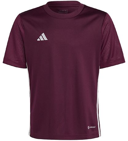 adidas Performance T-Shirt - TABELA 23 - Bordeaux/Weiß