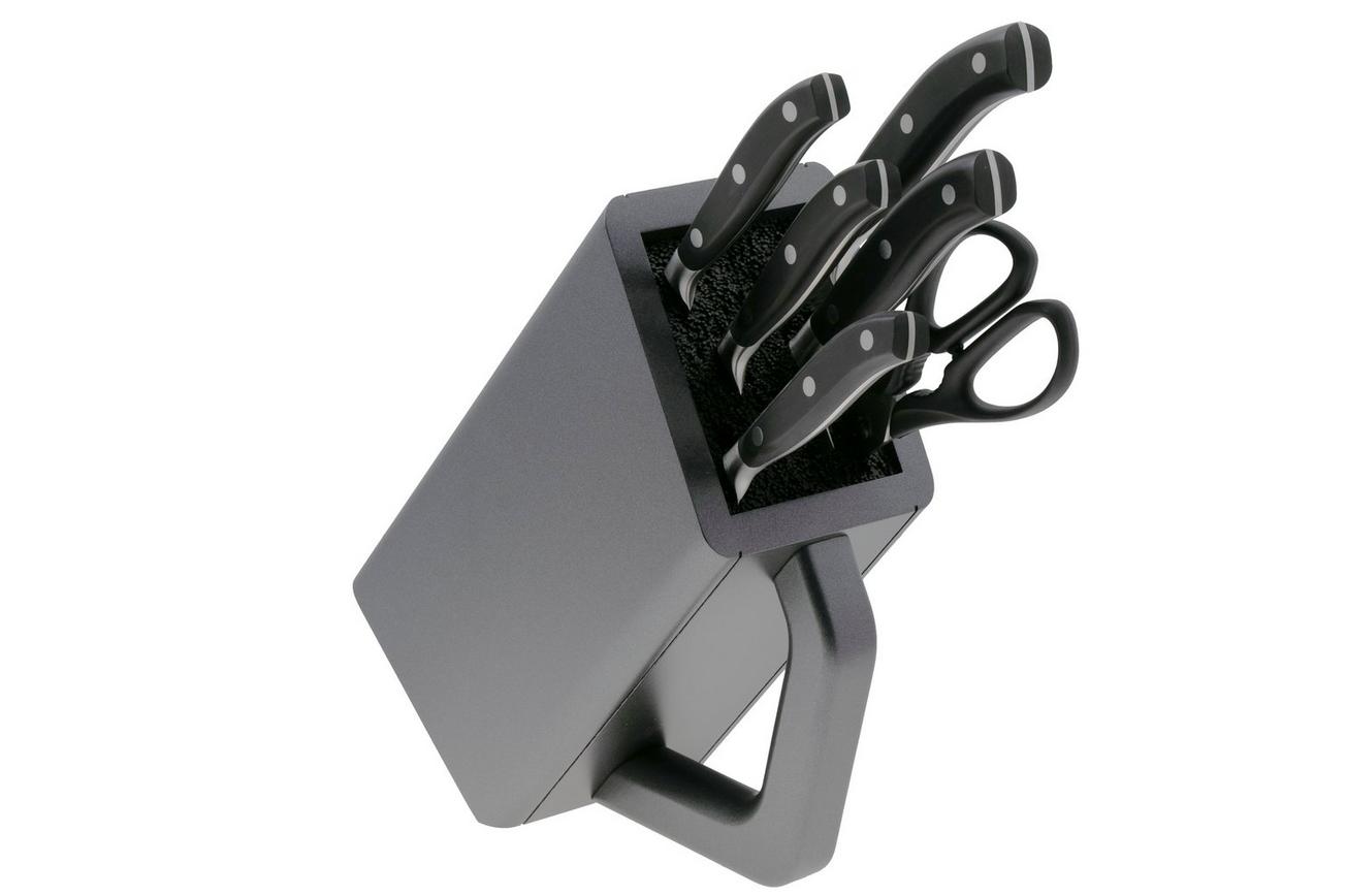 Victorinox Grand Maître Cutlery Block 7.7243.6, POM, 7-delige messenset incl. blok
