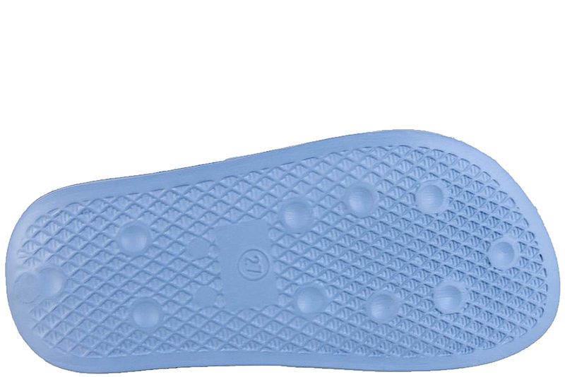 HUMMEL POOL SLIDE JR BADESANDAL I LYSEBLÅT PU