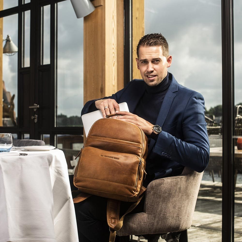 The Chesterfield Brand Austin Backpack cognac