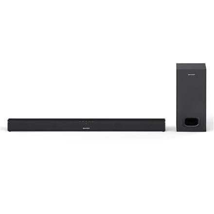 Sharp HT-SBW110 2.1 Slim Soundbar 180 W, 80 cm med ekstern subwoofer, HDMI, optisk, Bluetooth