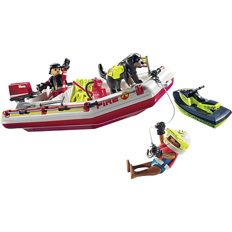 Playmobil 71464 brandbåd med vandscooter