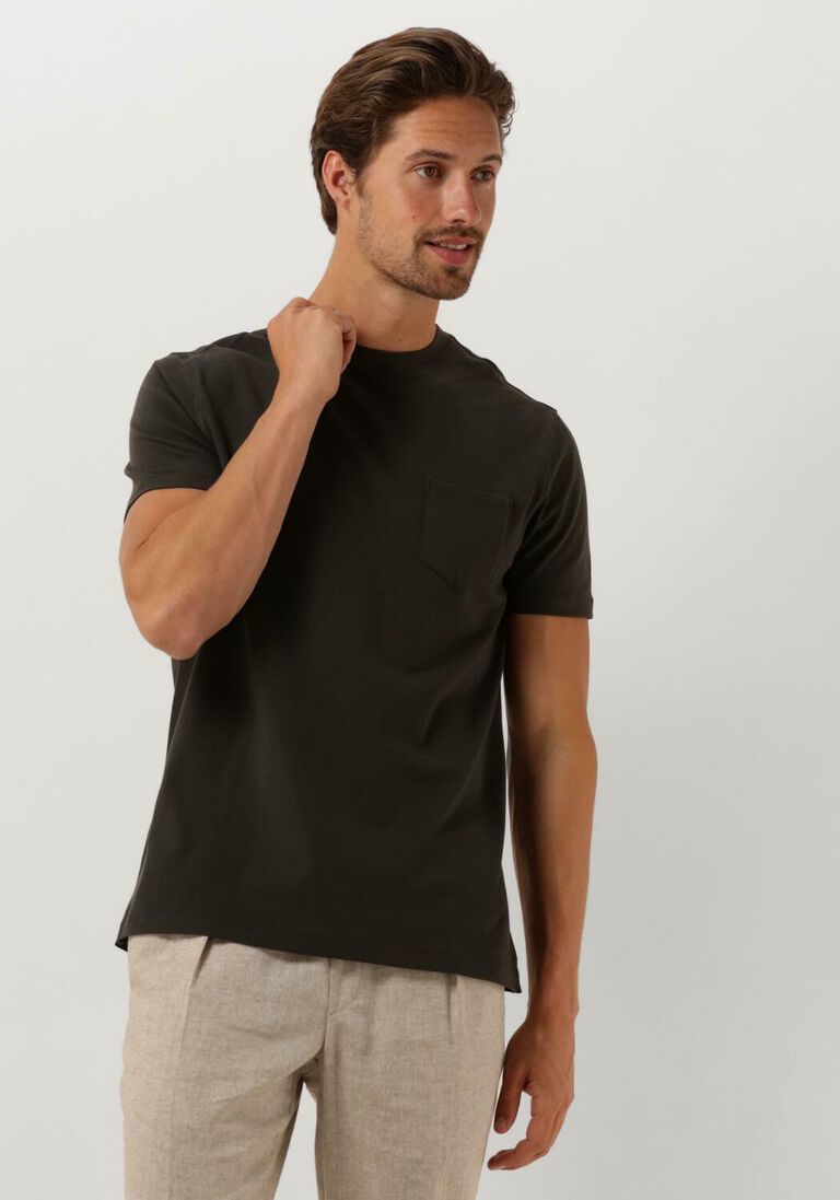 PROFUOMO donkergroene profuomo t-shirt t-shirt