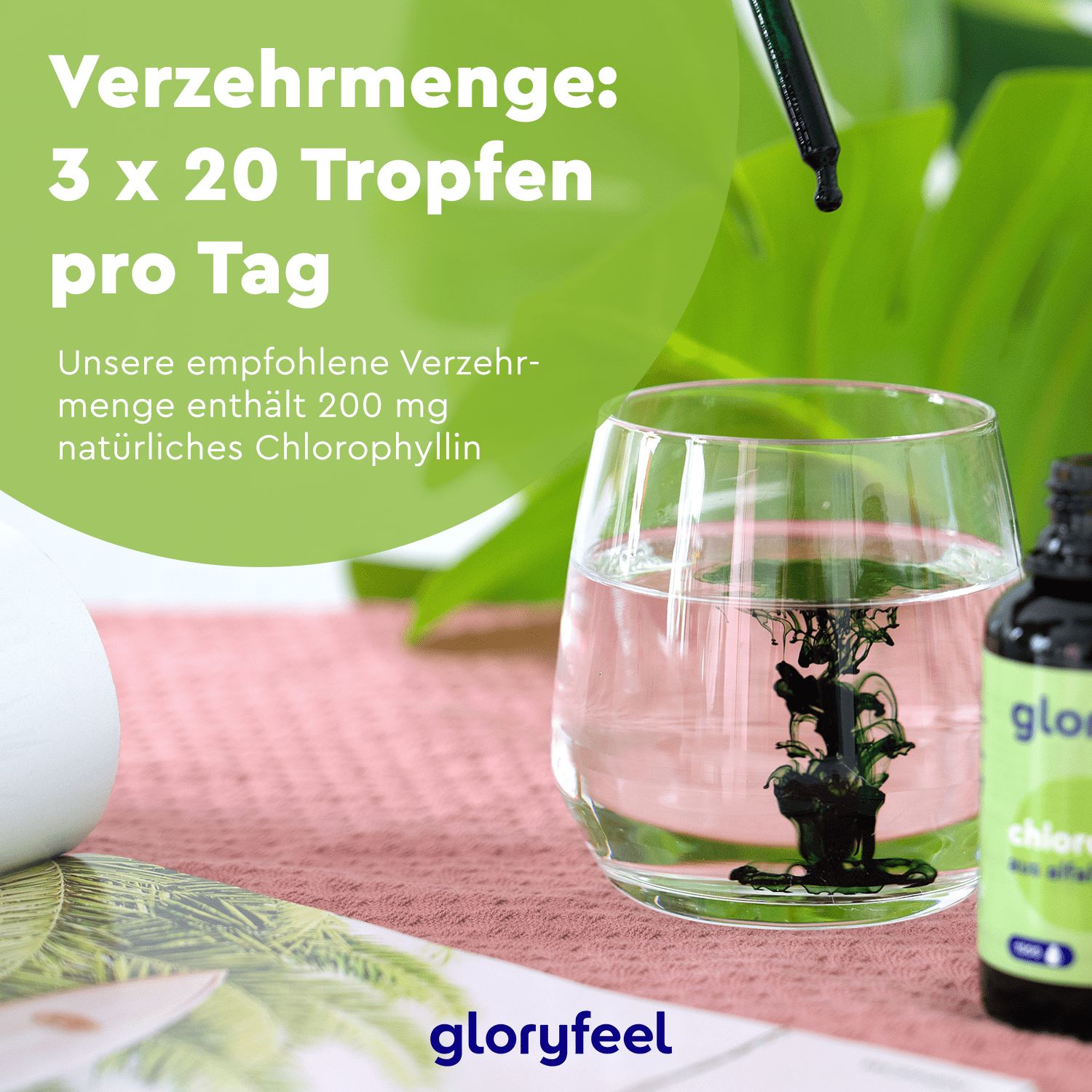 gloryfeel® Chlorophyll Tropfen Nature