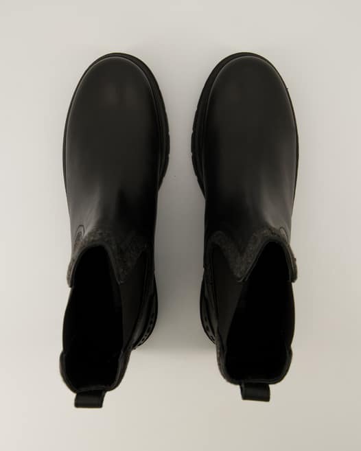 Tommy Hilfiger Feminine Felt Chelsea Bootie Chelsea Boots in Schwarz