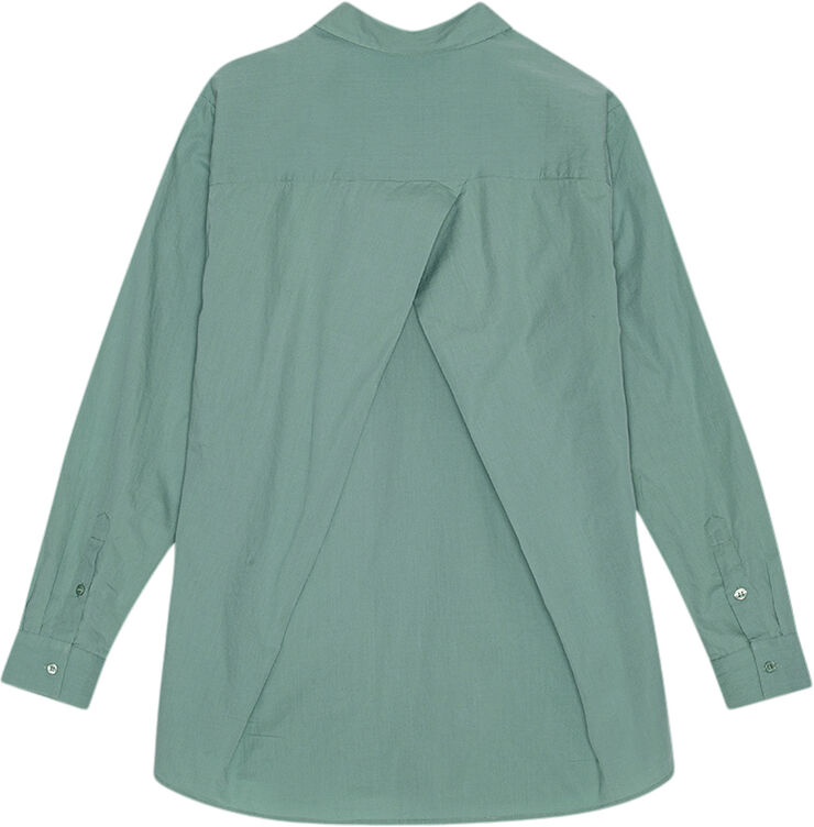 Moshi Moshi Mind gaia shirt poplin Aqua green