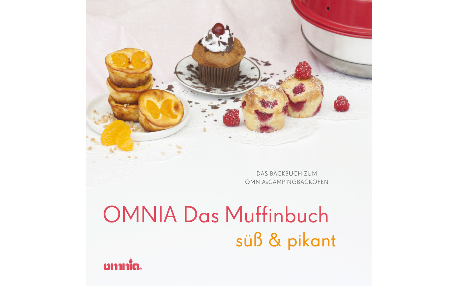 Omnia Muffin Messepaket Set Muffinbackform inkl. Omnia Kochbuch