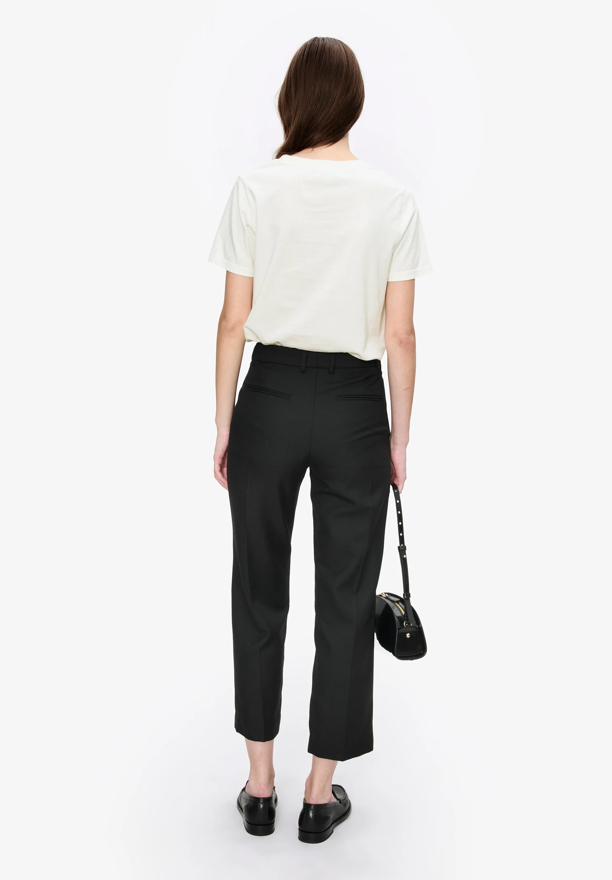 T-shirt crop - Blanc casse