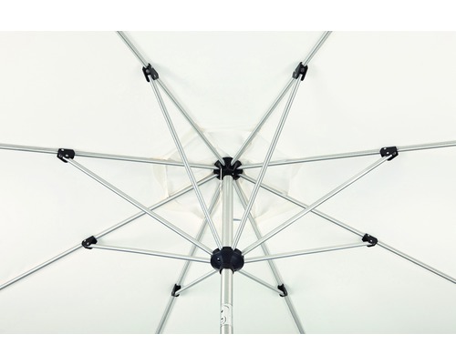 Schneider parasol Ø 270 cm H 250 cm Venetië Polyester 180 g/m² naturel