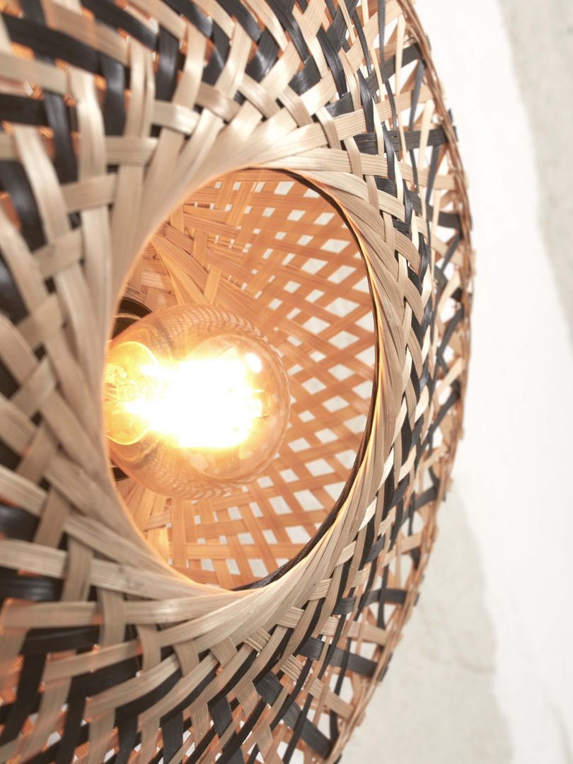 Good&Mojo   Kalimantan Natural Black Wandlamp
