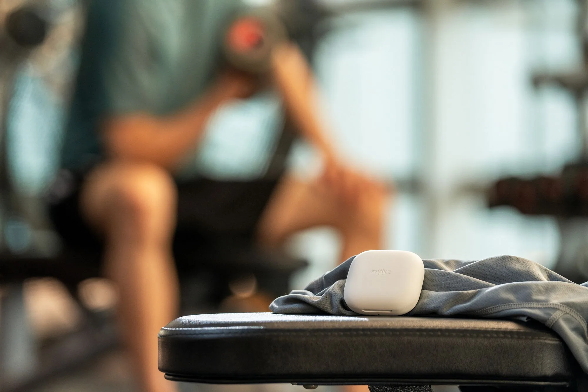Shokz OpenFit Air Blanc Écouteurs True Wireless